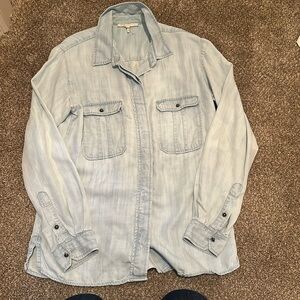 Maje Denim Button down shirt